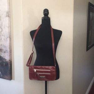 RELIC Cordovan Brown 11x5.5 inch Crossbody Purse